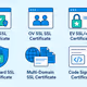 Illustration of secure website connection with green padlock, shield, and globe, symbolizing SSL security and global online trust.